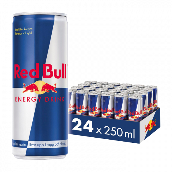 24 x Red Bull Energidrik 250 ml Original