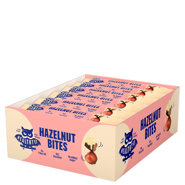 18 x Hasseln&oslash;ddestykker 21 g