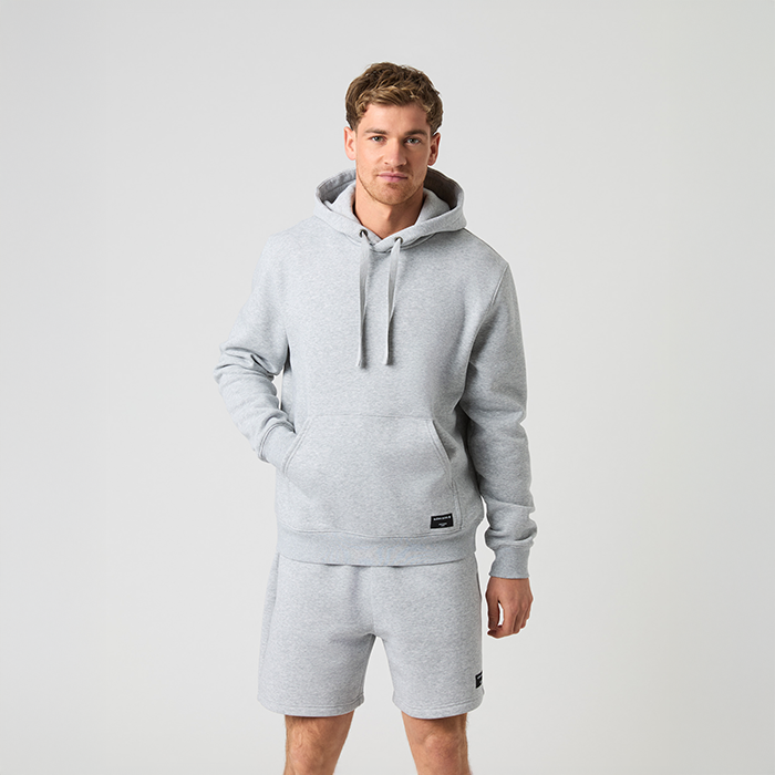 Centre Hoodie Lysegr&aring;