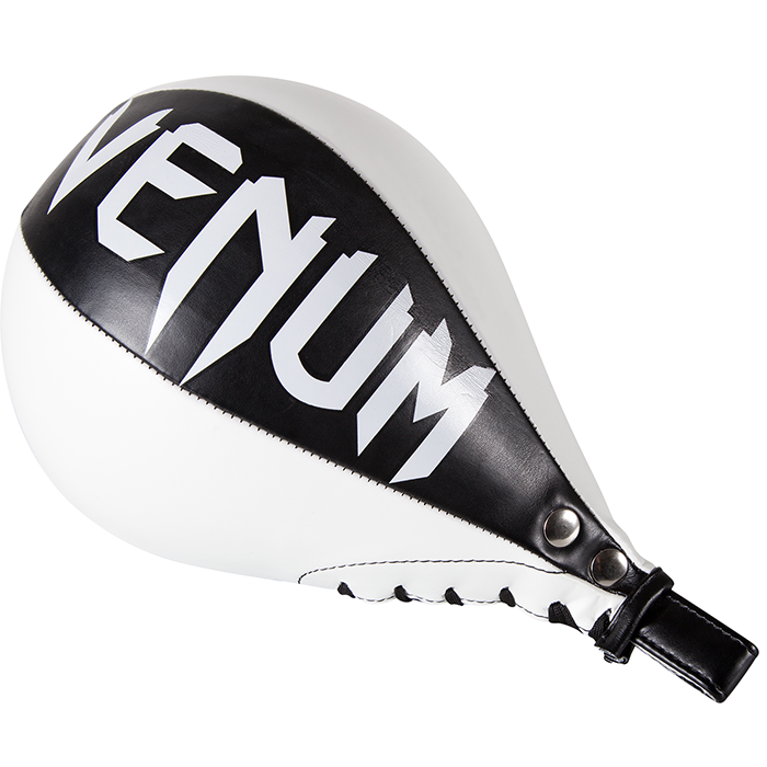 Venum Speed Bag Boxbold L&aelig;der Sort/Hvid L