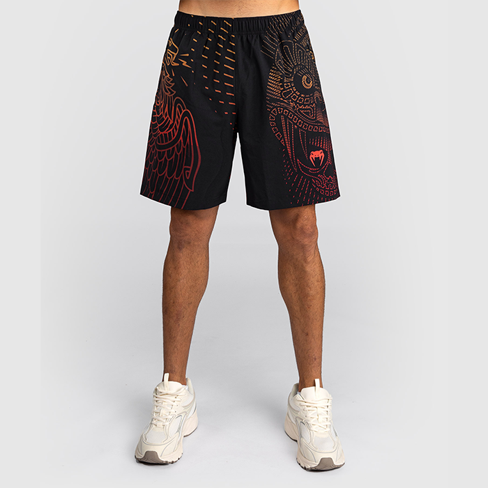 Venum Quetzal Fury Tr&aelig;ningsshorts Sort R&oslash;d Orange