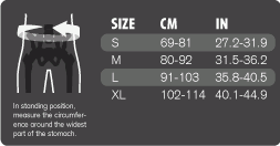 size chart sizing